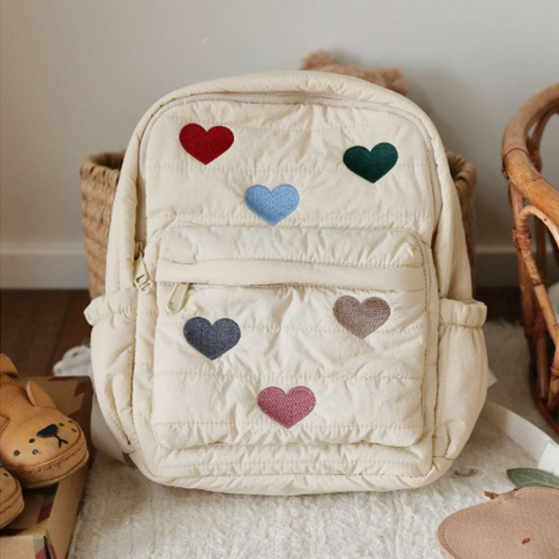 Mochila Infantil de Desenho Animado com Novo Design 2025, Padrão de Bordado de Animais, Mochila Escolar para Meninos, Meninas, Crianças Pequenas, Pré-Escola e Creche