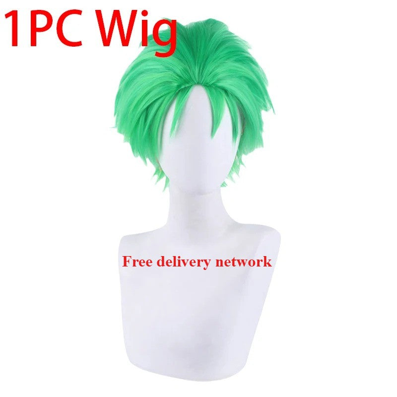 Fantasia Wano Country Roronoa Of Zoro Cosplay Kimono Anime Pirate Disfraz Costume Men Male Halloween Carnival Party Clothes
