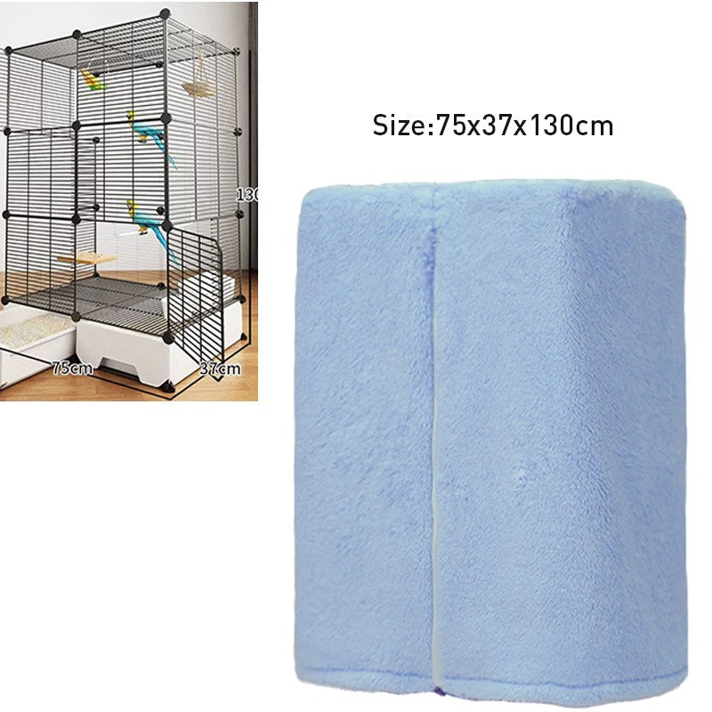 Capa Para Gaiola De Pássaros De Inverno Quente Respirável À Prova De Respingo Grande Capa Para Gaiola De Pássaros Sombra Protetora Para Gaiola De Papagaio Produtos Para Pássaros