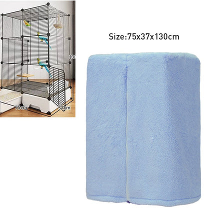 Capa Para Gaiola De Pássaros De Inverno Quente Respirável À Prova De Respingo Grande Capa Para Gaiola De Pássaros Sombra Protetora Para Gaiola De Papagaio Produtos Para Pássaros