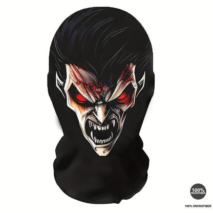 A Red-eyed Demon Mask That Embodies A Free-spirited, Rebellious Attitude. Perfect for Halloween, Punk-style Parties