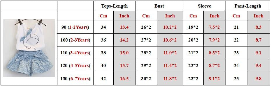 Summer Baby Girls Clothes Toddler Clothing Vest+Shorts 2PCS set Children Girls Costume 0-7Year Infant Outfits kidswear BC1152