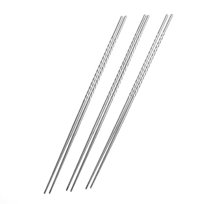 Varetas de Culinária Longas para Cozinha, Hashi de Metal, Utensílios de Cozinha, Hashi Doméstico, Prático