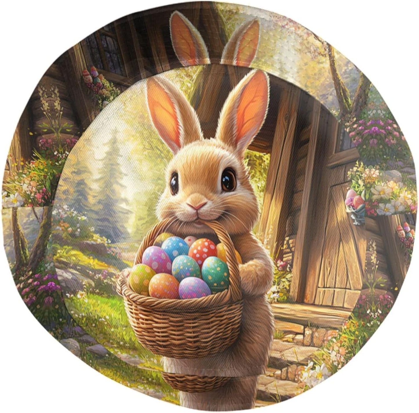 Easter Eggs 4 Bucket Hat for Women Men Summer Travel Beach Sun Cap Easter Hat Outdoor Fisherman Hat Unisex