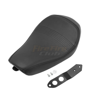 Assento Individual do Piloto de Moto Almofada Dianteira Preta Compatível com Harley Sportster XL 1200 883 72 Forty Eight 2016-diante