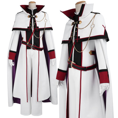 HOLOUN Zero Anime Julius Juukulius Cosplay Costume Cloak Coat Pants Gloves Belt Convention Halloween Christmas Party Outfit