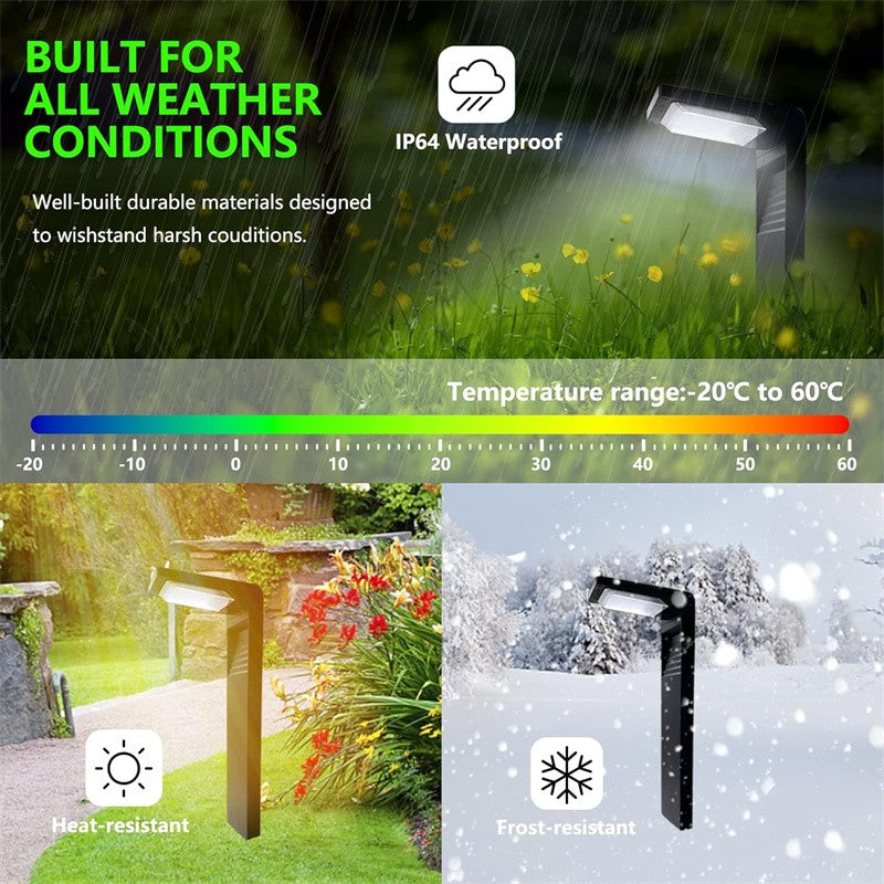 Solar Powered Waterproof LED Light for Yard Walkway Solar Garden Light Garden Decoration Solar Led Light Outdoor Solar Light