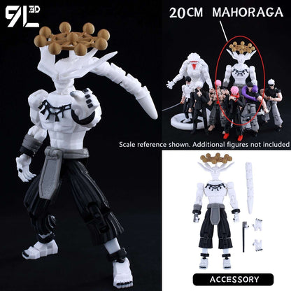 9L3D Lucky13 Titan 13 Ichigo Kurosaki Anime Action Figure Dummy 13 Espada Posável Máscara Oca Modelo Decoração Surpresa de Aniversário