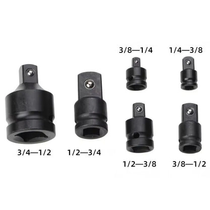 Adaptador de Soquete Conversor de 6/4/1 Peças 3/4 1/2 3/8 1/4 Polegadas Juntas de Chave de Impacto Adaptador de Catraca Ferramentas de Reparo
