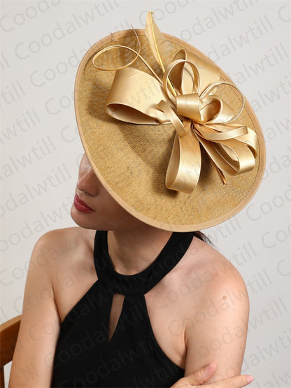 Wedding Mesh Fascinators for Women Tea Party Hat Kentucky Derby Headpiece Feather Fancy Hats Wedding Church Hatinator Headband