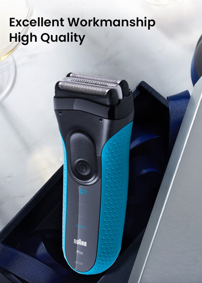 Braun Electric Shaver 3 Series ProSkin 3040S 3010S Reciprocating Shaver For Men Shaving Machine With Trimmer 100-240v