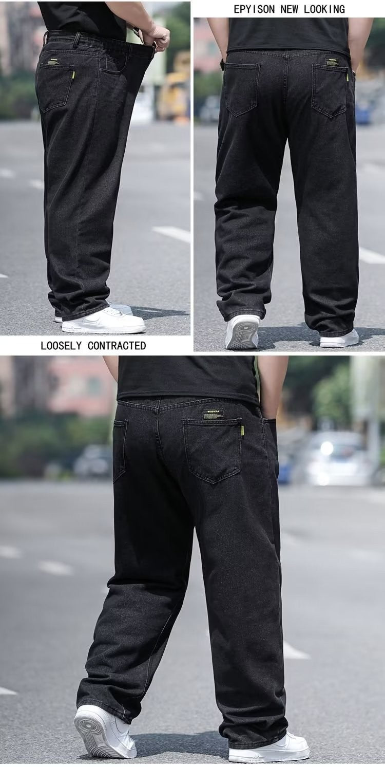 Oversize Jeans for Man Male Jeans Pants Denim Pants Men's Jean Big Size Baggy Y2k Mens Cargo Black New Wide Leg Trousers