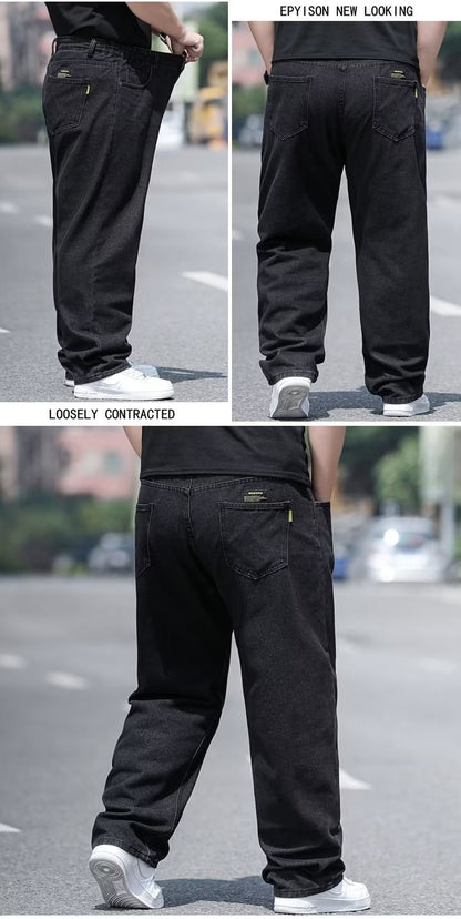 Oversize Jeans for Man Male Jeans Pants Denim Pants Men's Jean Big Size Baggy Y2k Mens Cargo Black New Wide Leg Trousers