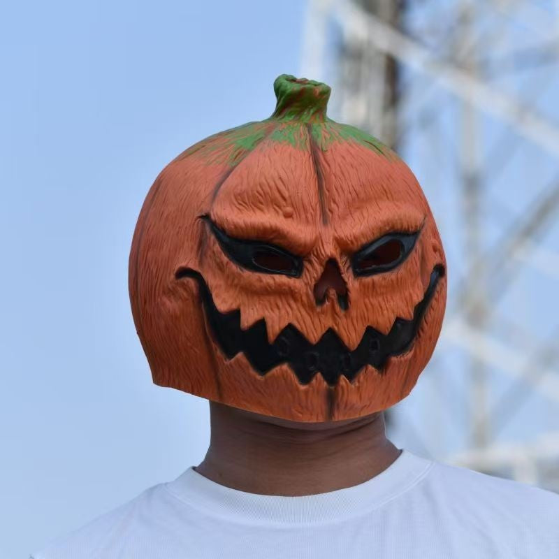 Halloween Latex Full Head Mask for Adults & Kids Animal, Pumpkin, Fox, Dog, Panda, Monkey Character Cosplay Costume Accessory