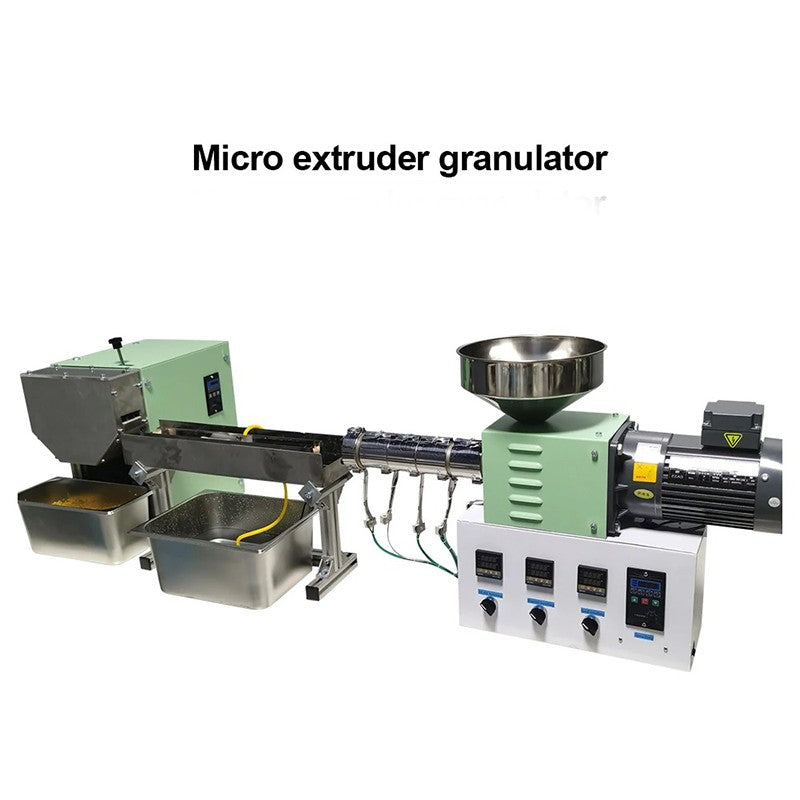 SJ35/SJ25/SJ15 Micro Extrusion Granulator Plastic Modification Formula Laborator 3kg/h with Cooler & Spooler System 3D Printing