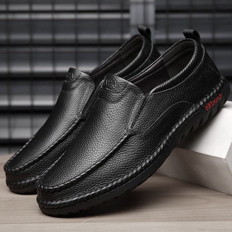 High Quality Leather Men Casual Shoes Breathable Mens Loafers Italian Luxury Brand Formal Mens Dress Shoes Slip-on Driving Shoes