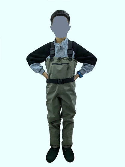 Pesca com mosca Infantil a adulto, botas-calças de neoprene para homens, para caiaque, caça. Secagem rápida, à prova d'água e respirável.