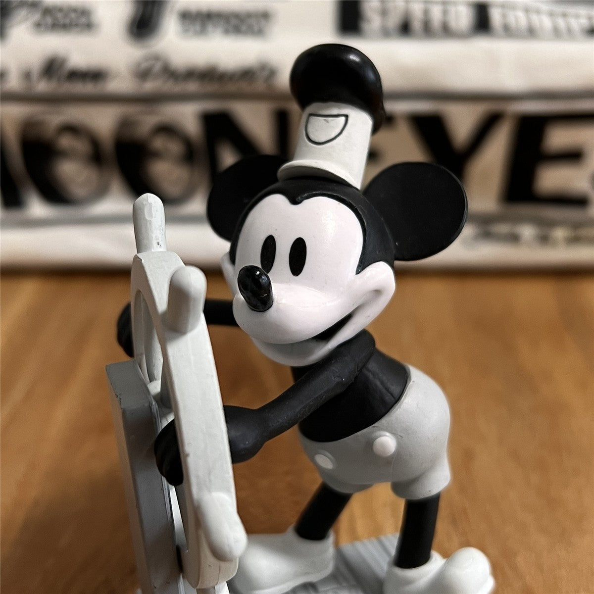 Disney Steamboat Willie Mickey Mouse Anime Figure Model Toys Cake Desktop Decoration Collectible Dolls Toys Gifts for Children