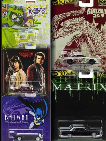 New Sale Hot Wheels Pop Culture N Series 1/64 Nissan Skyline Bmw Lincoln Alloy Die-Cast Car Model Collection Boy Surprise Gifts