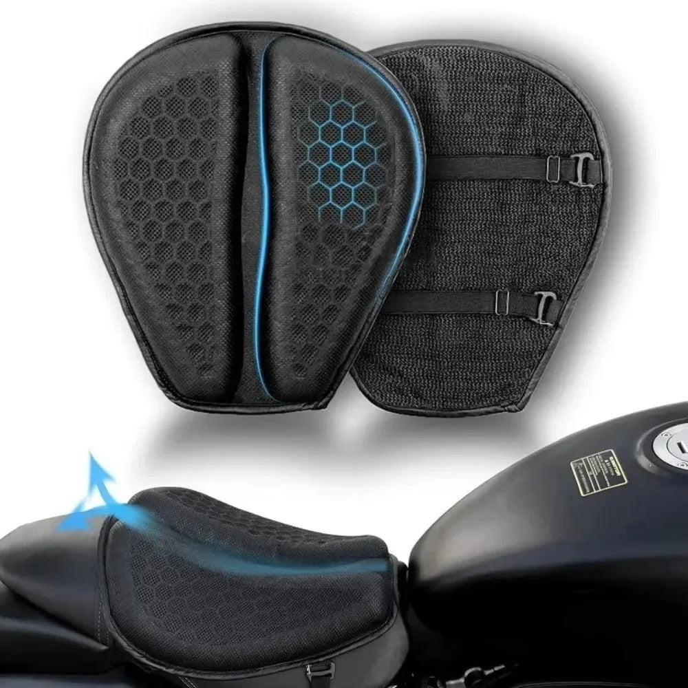Almofada de Assento de Moto 3D Colmeia Antiderrapante Almofada de Gel de Moto Almofada de Assento de Alívio de Pressão para Moto Acessórios de Moto