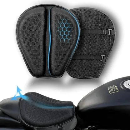 Almofada de Assento de Moto 3D Colmeia Antiderrapante Almofada de Gel de Moto Almofada de Assento de Alívio de Pressão para Moto Acessórios de Moto