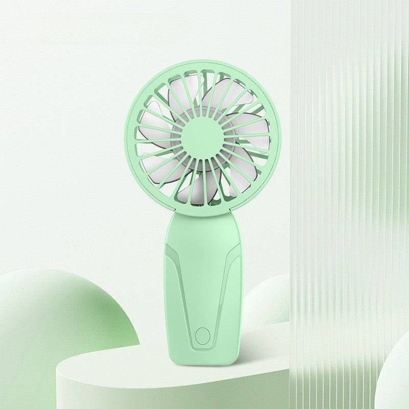 Portable Handheld Small Fan ABS Lightweight Cute Appearance USB Rechargeable Mini Fan for On Go Cooling Portable Mini Pocket Fan