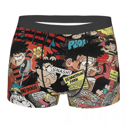 Boxer Underpants Shorts Beano 2 Panties Male Breathable Underwear for Homme Man Boyfriend Gift