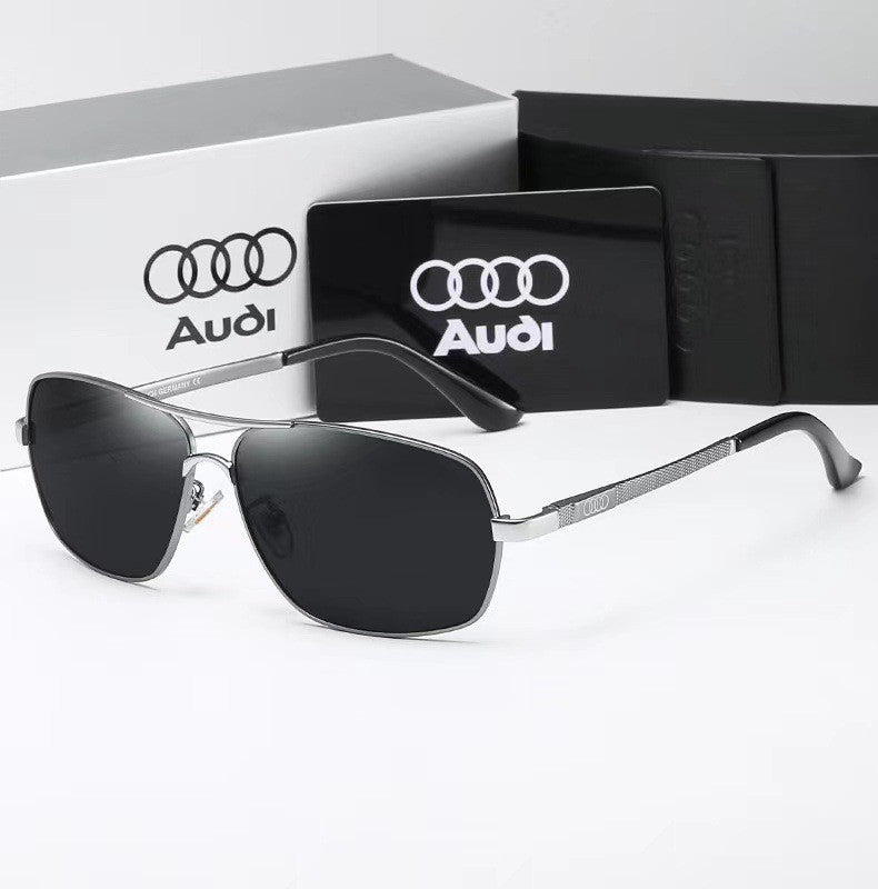 Audi Polarized UV400 Driving Sunglasses for Men/Women Square Frame Glasses Wholesale Gift for Auto Enthusiasts 557