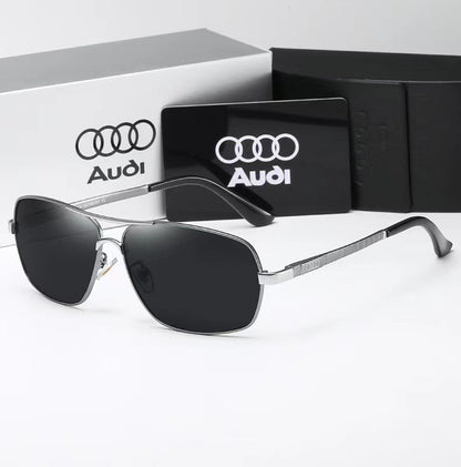 Audi Polarized UV400 Driving Sunglasses for Men/Women Square Frame Glasses Wholesale Gift for Auto Enthusiasts 557