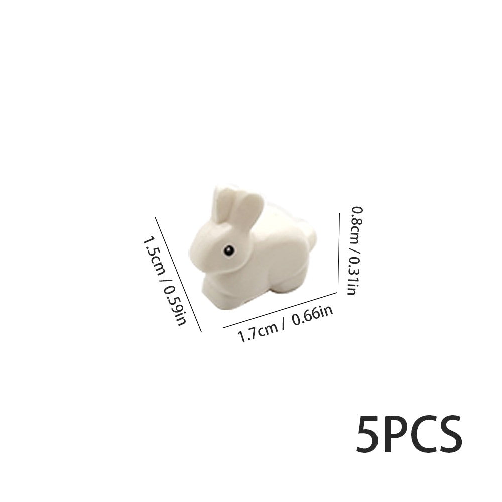 MOC Building Blocks Pets Husky White Kitten Puppy Bulldog Zoo Pet Building Blocks Scene Decoration Props Children's DIY Toy Gift