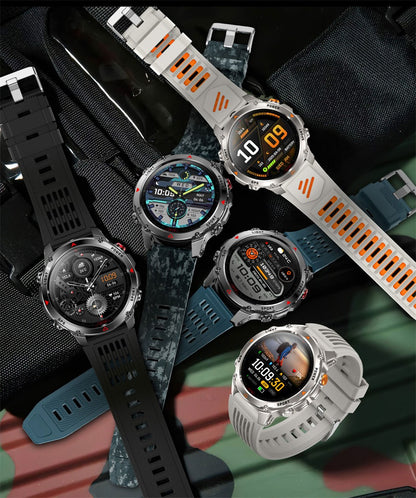Novo T-Rex3 Ultra Smartwatch Bateria 1100mAh GPS Rastreador Bússola IP69K À Prova D'água Esportes rastreador Ar Livre Militar Smartwatches