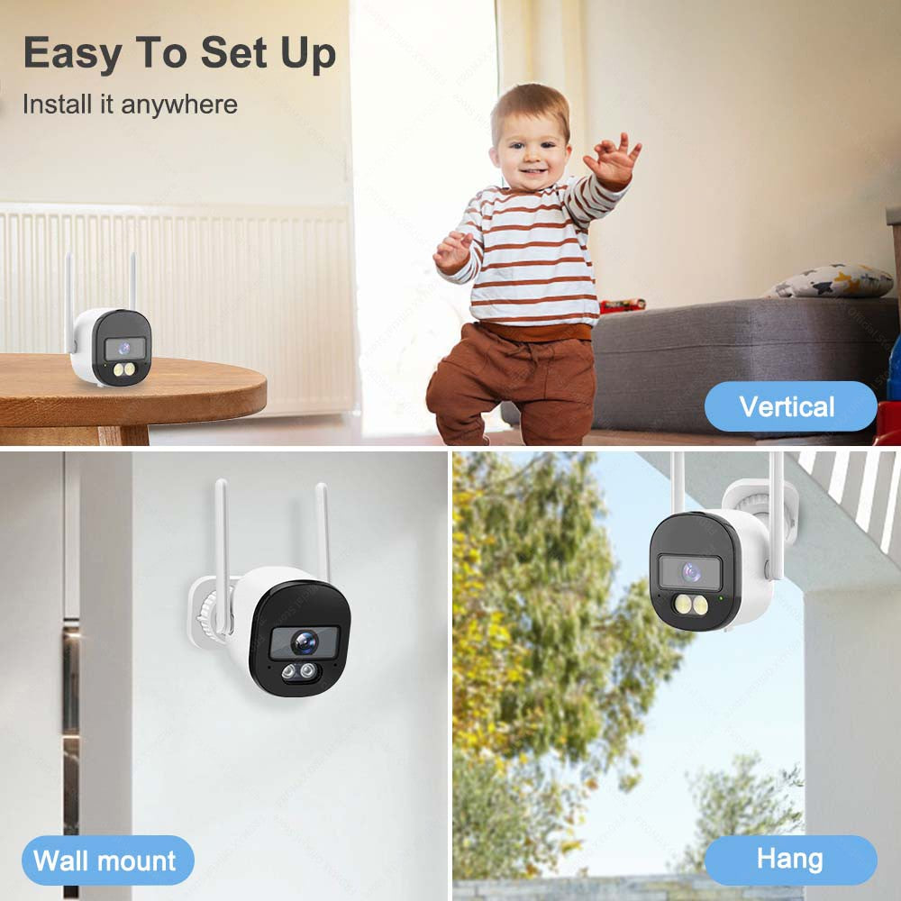 4MP Tuya Bullet Camera 2.4G/5G WiFi Surveillance Camera Outdoor Security Protection Mini CCTV Cam SmartLife Video Cameras Alexa