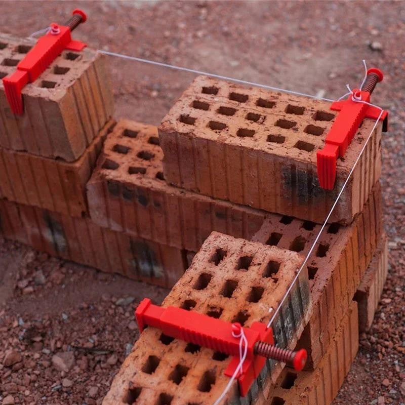 2 peças/conjunto de Ferramenta para Alvenaria Revestimento de Construção Construtor de Parede Estrutura de Arame Fixador de Gaveta de Tijolo