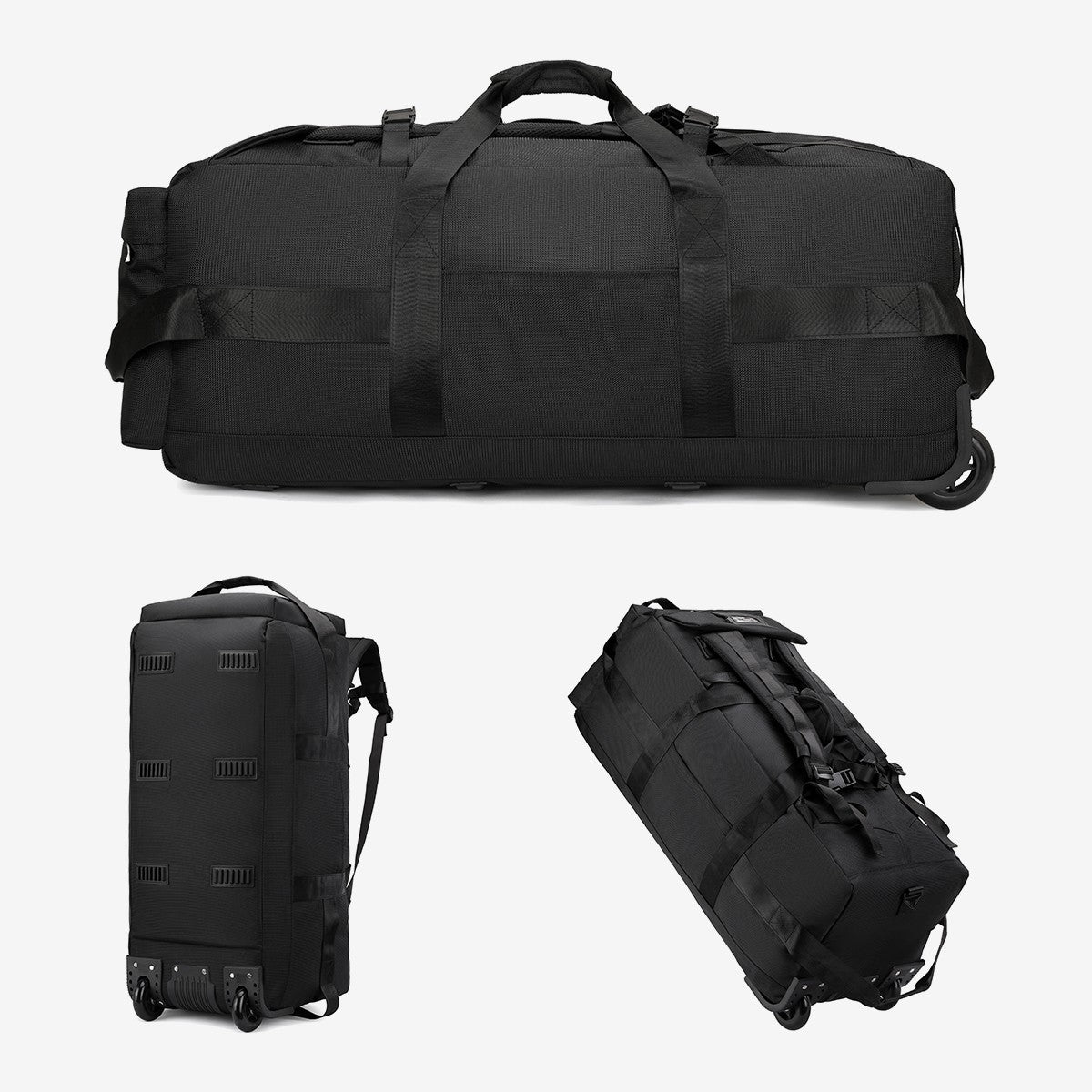 Travel Bag, Large-Capacity Handbag, Portable Outdoor Hand Luggage, Roller Travel Bag, Convenient and Practical Unisex Duffel Bag