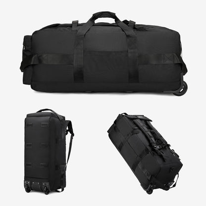 Travel Bag, Large-Capacity Handbag, Portable Outdoor Hand Luggage, Roller Travel Bag, Convenient and Practical Unisex Duffel Bag