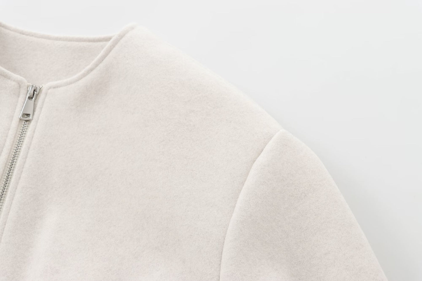 MUJER Black Bomber Jackets for Women Zipper Varsity Jackets Women Soft Cropped Jackets Woman 2025 Long Sleeve Winter Coat Female