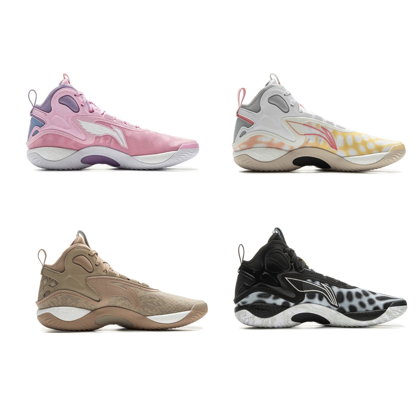 Li-Ning Men YUSHUAI XIX Professional Basketball Shoes SYNCHRO-ADJUST SYSTEM LiNing Sports Competition Shoes Sneakers ABAV005