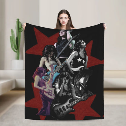 2025 Dany The lead Blanket The W-Warning Super Warm Aesthetic Plush Bedding Throws For Couch Chair Flannel Bedspread Bed Cover