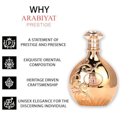 ARABIYAT Prestige Nyla Eau De Parfum Jasmine Perfume Rose 2.7 Fl Oz
