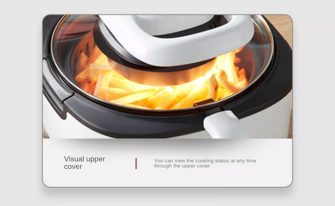 Flip-free air fryer double-layer fryer household large-capacity electric fryer fully automatic French fries machine