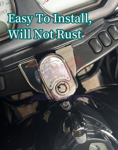 2015-2024 Painel de Acabamento da Chave de Ignição Acessórios para Motos Harley Touring CVO Road Glide FLTRX FLTRXS FLTRXSE FLTRU