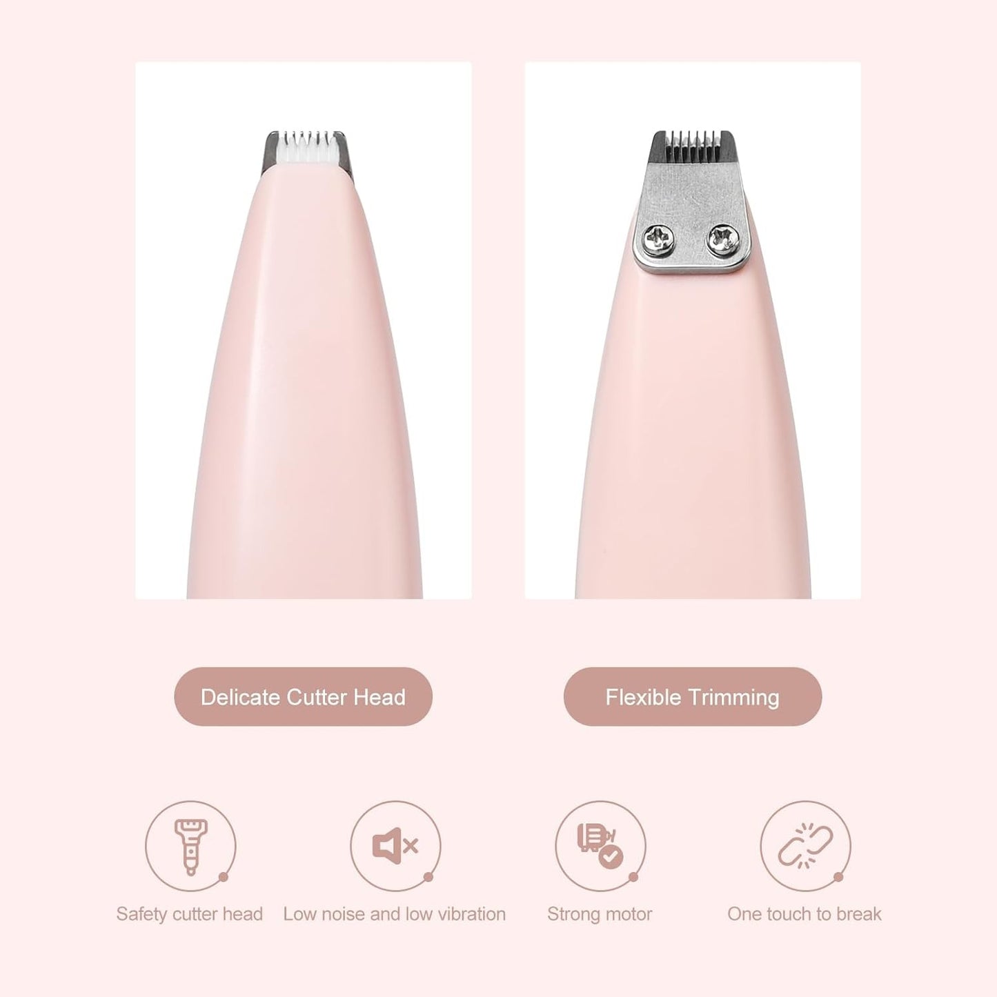 Máquina de tosar elétrica para animais de estimação, recarregável, de longa duração, baixo ruído, universal para cães e gatos, ferramenta de reparo de pelos de patas