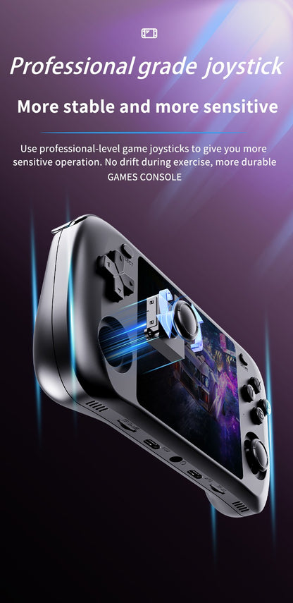 Retro Gaming Console H36S 2026 Handheld Portable Player IPS HD Display 64GB 128GB Open Source OS Classic Games