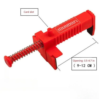 Conjunto de 2 peças, marcador de linha de junta de tijolos de tijolo vermelho, ferramenta de linha de braçadeira de revestimento de tijolo, ferramenta de tijolo extrator de arame, extrator de linha de tijolo de construção