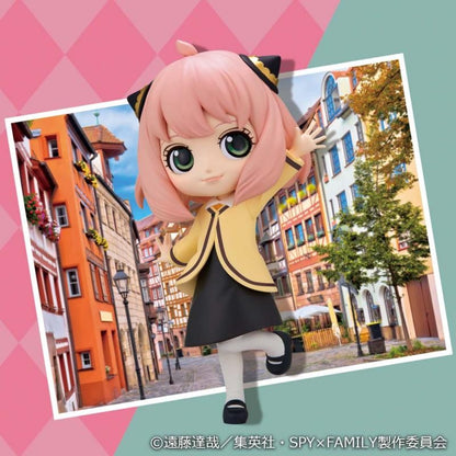 Bandai Original Q Posket Spy X Family Anya Forger Yor Forger Yuri Briar Bonecos de Ação Colecionáveis de Anime Modelo Toy Loid Forger
