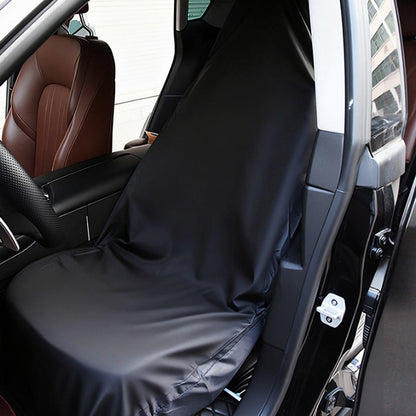 Universal Black Car Car Seat Cover Front Rear Polyester Waterproof Anti-Fouling Protective Interior Supplies High Quality