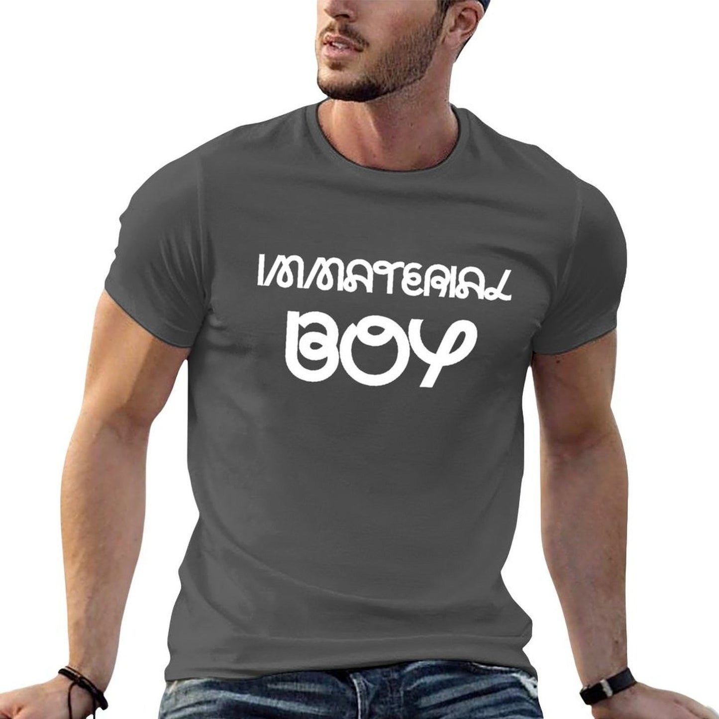IMMATERIAL BOY T-Shirt t shirt man plain t shirts for man graphic funny T-Shirt