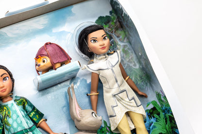Hasbro Original Disney Raya e o Último Dragão Coleção Anime Figura de Ação Modelo Brinquedo Presente de Aniversário para Meninos e Meninas