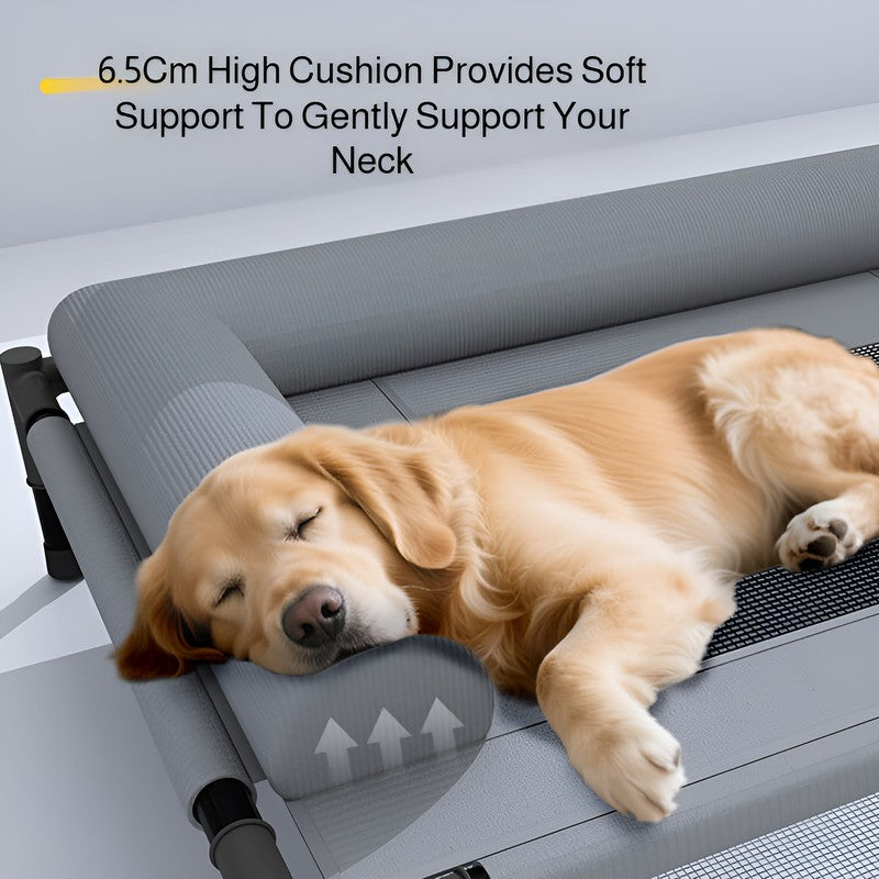 Winter Moisture-Proof Large Pet Bed Removable And Washable Off-The-Ground Bed Breathable Mesh Camp Bed Universal Pet Bed