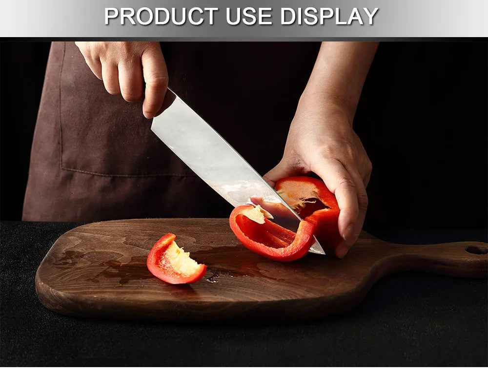 Conjunto de Facas de Cozinha XITUO Super Aço Alemão Faca do Chefe Faca Santoku Japonesa Faca Utilitária Cutelo Faca de Fatiar Descascar Nova Ferramenta de Culinária
